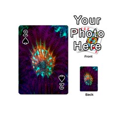 Live Green Brain Goniastrea Underwater Corals Consist Small Playing Cards 54 (mini)  by Mariart