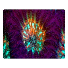 Live Green Brain Goniastrea Underwater Corals Consist Small Double Sided Flano Blanket (large)  by Mariart