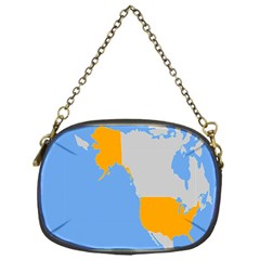 Map Transform World Chain Purses (one Side)  by Mariart