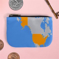 Map Transform World Mini Coin Purses by Mariart