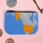 Map Transform World Mini Coin Purses Front