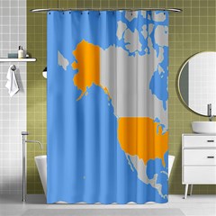 Map Transform World Shower Curtain 48  X 72  (small)  by Mariart