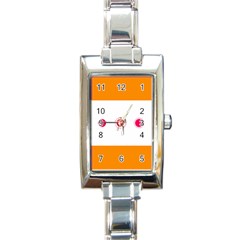 Patterns Types Drag Swipe Fling Activities Gestures Rectangle Italian Charm Watch by Mariart