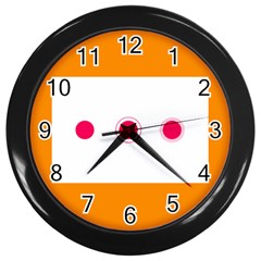 Patterns Types Drag Swipe Fling Activities Gestures Wall Clocks (black)