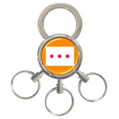 Patterns Types Drag Swipe Fling Activities Gestures 3-ring Key Chains by Mariart