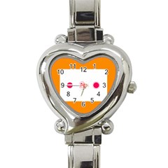 Patterns Types Drag Swipe Fling Activities Gestures Heart Italian Charm Watch by Mariart