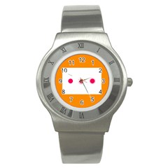 Patterns Types Drag Swipe Fling Activities Gestures Stainless Steel Watch by Mariart