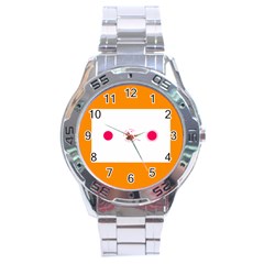 Patterns Types Drag Swipe Fling Activities Gestures Stainless Steel Analogue Watch by Mariart