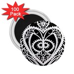 Paper Cut Butterflies Black White 2.25  Magnets (100 pack)  Front