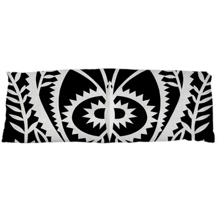 Paper Cut Butterflies Black White Body Pillow Case Dakimakura (Two Sides)