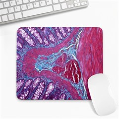 Natural Stone Red Blue Space Explore Medical Illustration Alternative Large Mousepads by Mariart