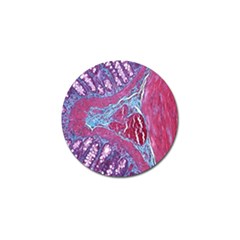 Natural Stone Red Blue Space Explore Medical Illustration Alternative Golf Ball Marker by Mariart