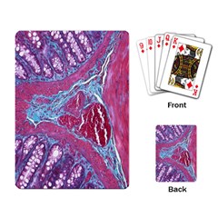 Natural Stone Red Blue Space Explore Medical Illustration Alternative Playing Card