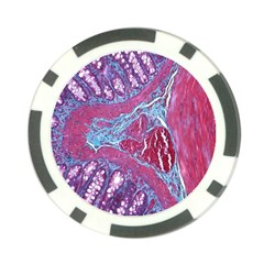 Natural Stone Red Blue Space Explore Medical Illustration Alternative Poker Chip Card Guard by Mariart