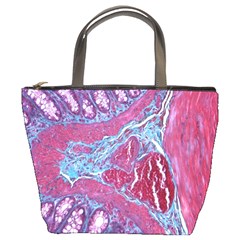 Natural Stone Red Blue Space Explore Medical Illustration Alternative Bucket Bags by Mariart