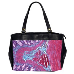 Natural Stone Red Blue Space Explore Medical Illustration Alternative Office Handbags (2 Sides)  by Mariart