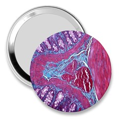 Natural Stone Red Blue Space Explore Medical Illustration Alternative 3  Handbag Mirrors by Mariart