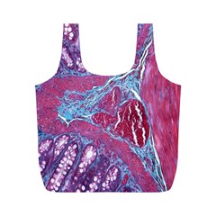 Natural Stone Red Blue Space Explore Medical Illustration Alternative Full Print Recycle Bags (m)  by Mariart