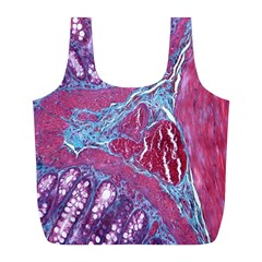 Natural Stone Red Blue Space Explore Medical Illustration Alternative Full Print Recycle Bags (l)  by Mariart