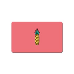 Pineapple Fruite Minimal Wallpaper Magnet (name Card) by Mariart