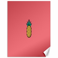 Pineapple Fruite Minimal Wallpaper Canvas 18  X 24   by Mariart