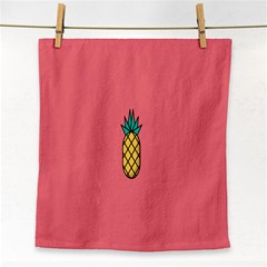 Pineapple Fruite Minimal Wallpaper Face Towel