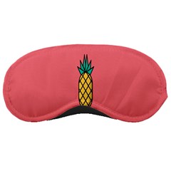 Pineapple Fruite Minimal Wallpaper Sleeping Masks