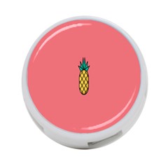 Pineapple Fruite Minimal Wallpaper 4-port Usb Hub (two Sides)  by Mariart