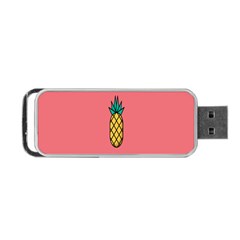 Pineapple Fruite Minimal Wallpaper Portable Usb Flash (one Side) by Mariart