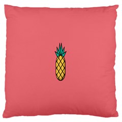 Pineapple Fruite Minimal Wallpaper Large Flano Cushion Case (two Sides) by Mariart