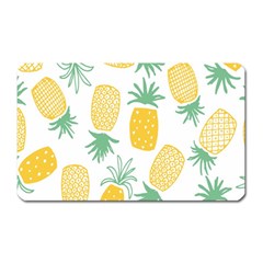 Pineapple Fruite Seamless Pattern Magnet (rectangular)