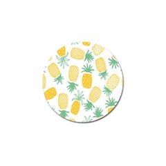 Pineapple Fruite Seamless Pattern Golf Ball Marker by Mariart