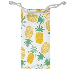 Pineapple Fruite Seamless Pattern Jewelry Bag by Mariart