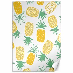 Pineapple Fruite Seamless Pattern Canvas 12  X 18   by Mariart