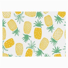 Pineapple Fruite Seamless Pattern Large Glasses Cloth by Mariart