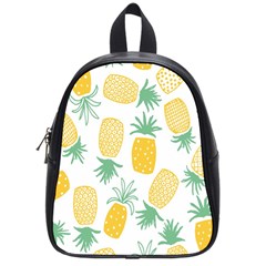 Pineapple Fruite Seamless Pattern School Bag (small)