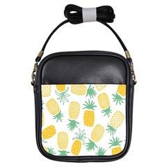 Pineapple Fruite Seamless Pattern Girls Sling Bags