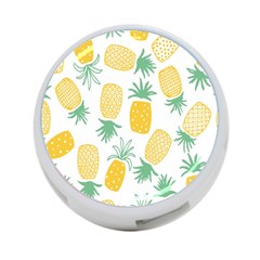 Pineapple Fruite Seamless Pattern 4-port Usb Hub (two Sides) 