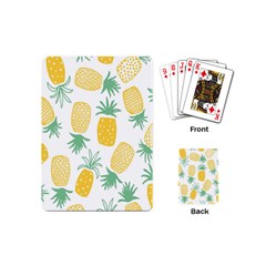 Pineapple Fruite Seamless Pattern Playing Cards (mini)  by Mariart