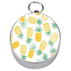 Pineapple Fruite Seamless Pattern Silver Compasses by Mariart