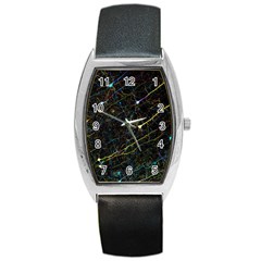 Neurons Light Neon Net Barrel Style Metal Watch