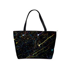 Neurons Light Neon Net Shoulder Handbags