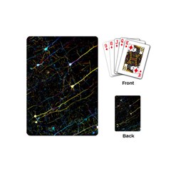 Neurons Light Neon Net Playing Cards (mini) 