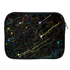 Neurons Light Neon Net Apple Ipad 2/3/4 Zipper Cases by Mariart