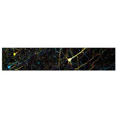 Neurons Light Neon Net Flano Scarf (small)