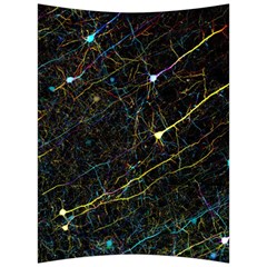 Neurons Light Neon Net Back Support Cushion by Mariart