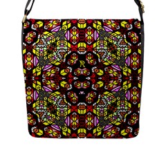 Queen Design 456 Flap Messenger Bag (l)  by MRTACPANS