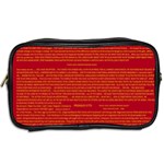 Mrtacpans Writing Grace Toiletries Bags 2-Side Back