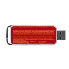 Mrtacpans Writing Grace Portable Usb Flash (two Sides) by MRTACPANS