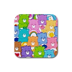 Care Bears Rubber Square Coaster (4 Pack)  by MadelineMadness